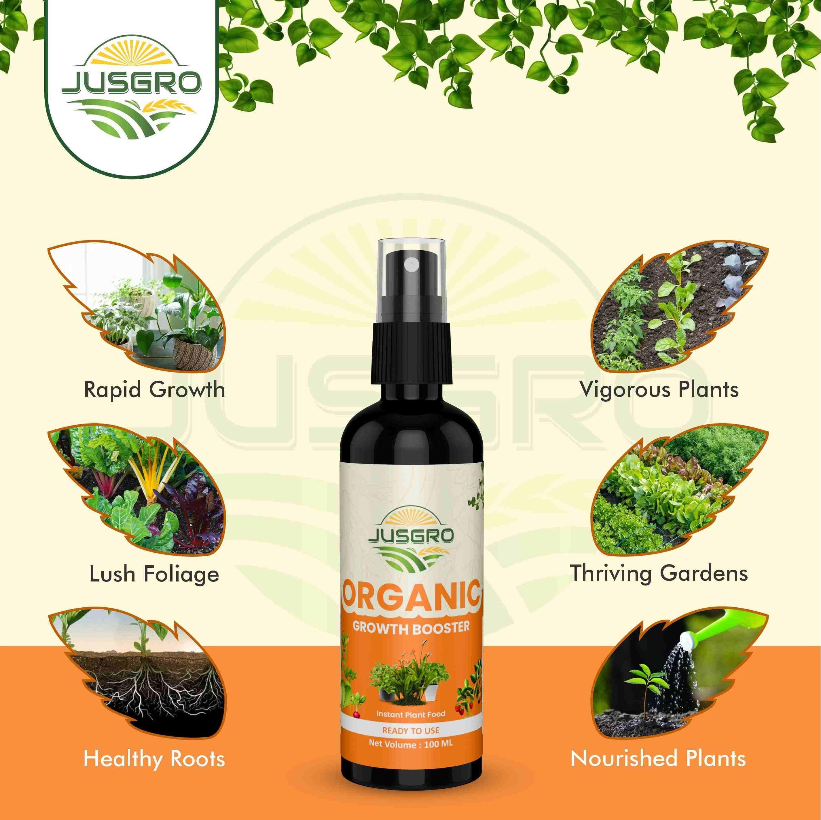 JusGro Growth Booster For Plants (100ML)