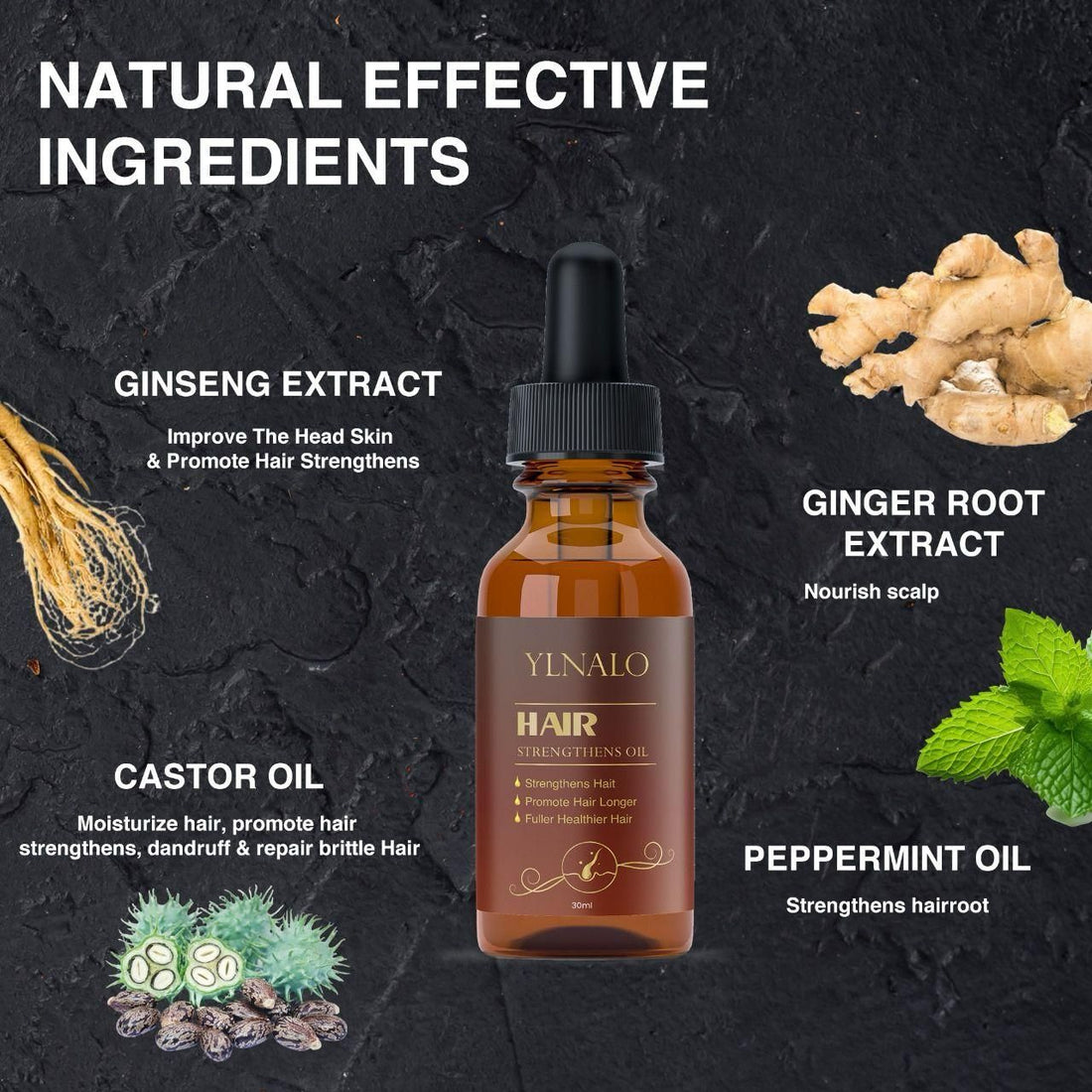 Hair Growth Oil With Biotin And Castor 30 ML