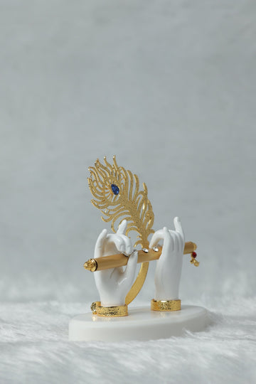 Krishana Hand with pankh and Bansuri